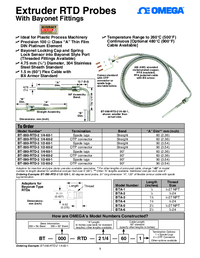 Thumbnail of document Data Sheet - CF-000-RTD-2-360-1 Extruder RTD Probes w/ Compression or Bayonet Fittings
